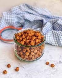 Garbanzos al horno, un snack saludable.