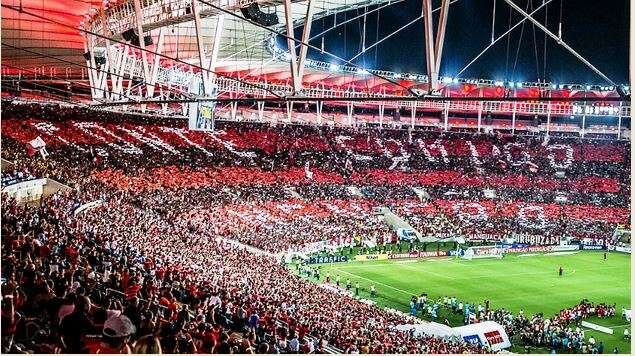 
    La torcida del Flamengo es la más grande de Brasil. Encuestas, sostienen que es el club con más hinchas del Mundo. / Gentileza.
   