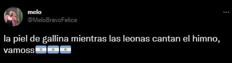 Los tuit de las fanáticas de Las Leonas