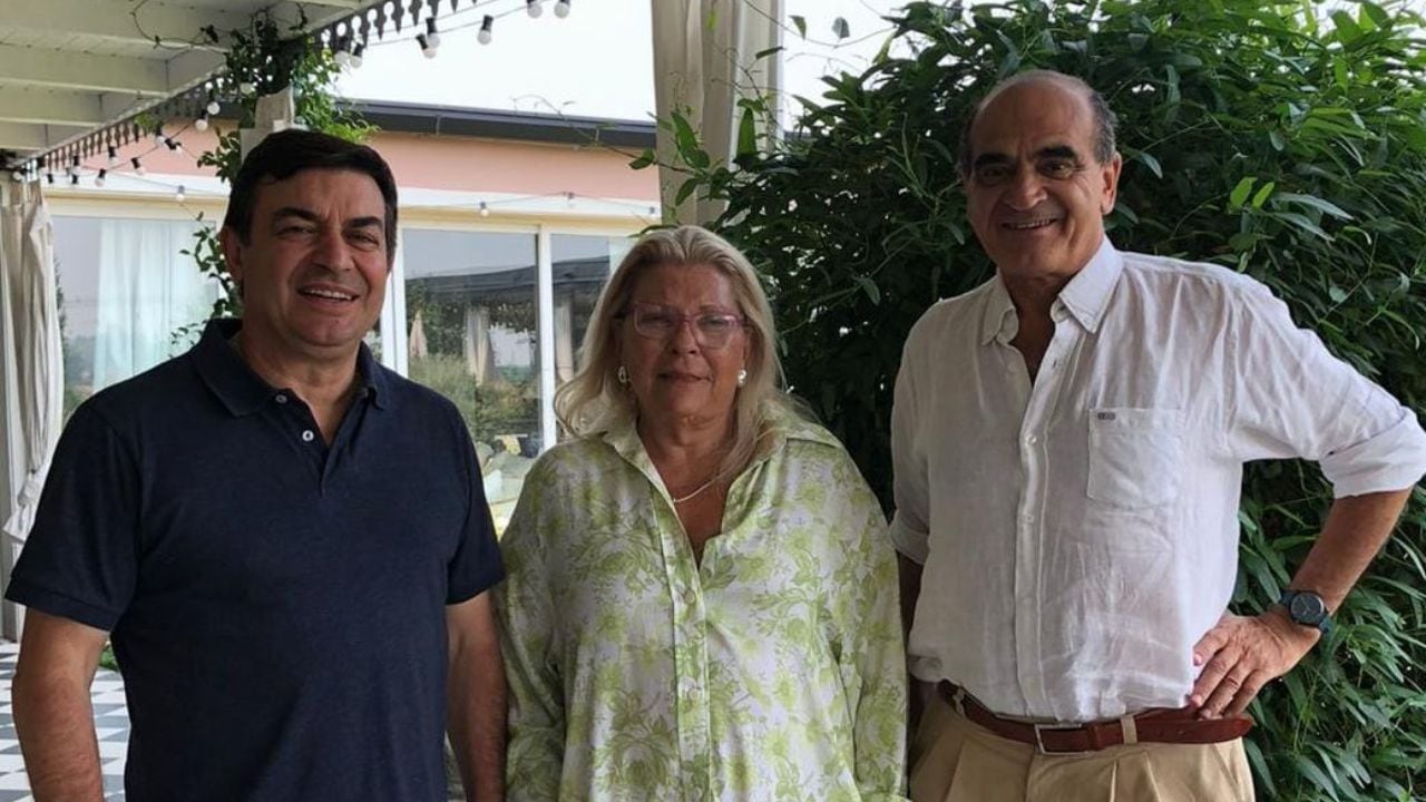 El diputado nacional y armador de Horacio Rodríguez Larreta, Omar De Marchi (Pro) se reunió con Lilita Carrió (Coalición Cívica) y el ex legislador Gustavo Gutiérrez.