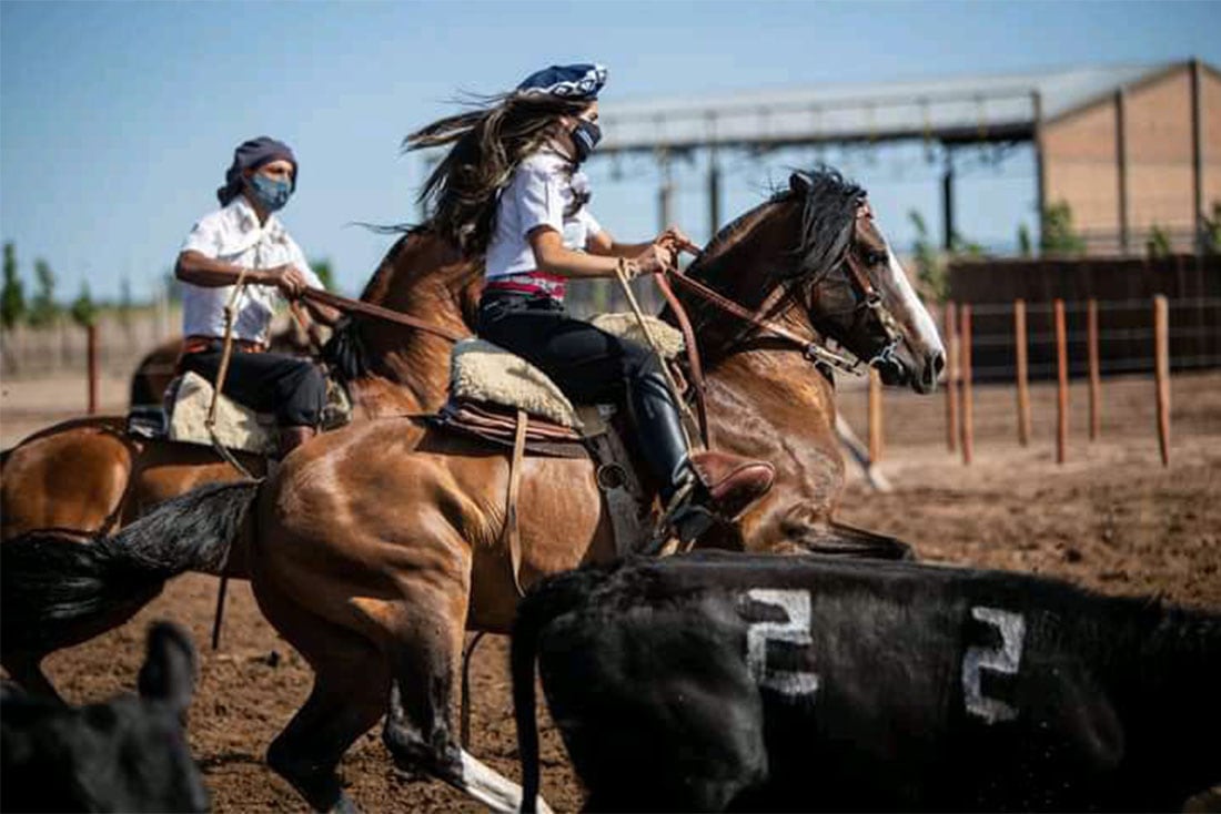 La joven representará a la cabaña El Rincón de los Pimpientos, de Las Heras. Foto: gentileza