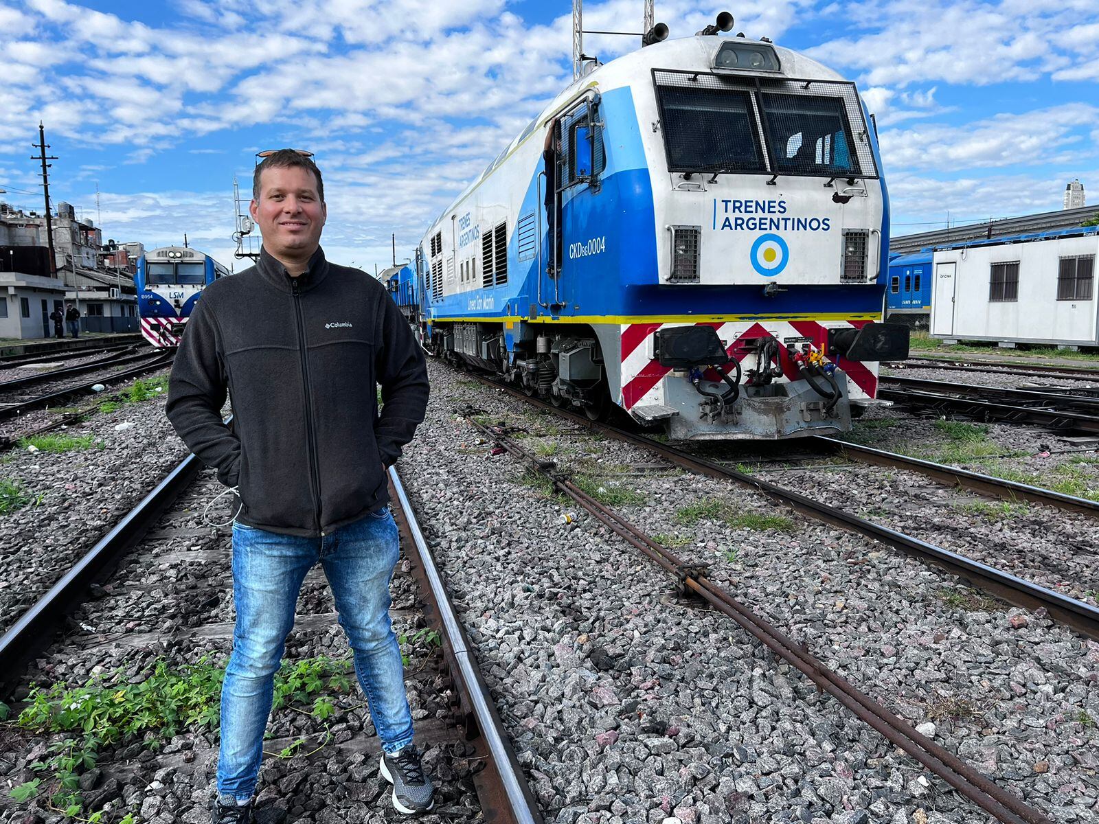 Fotos y video: Así partió este mediodía el tren de pasajeros que llegará mañana a la tarde a Mendoza. Foto: Gentileza Pablo Anglat