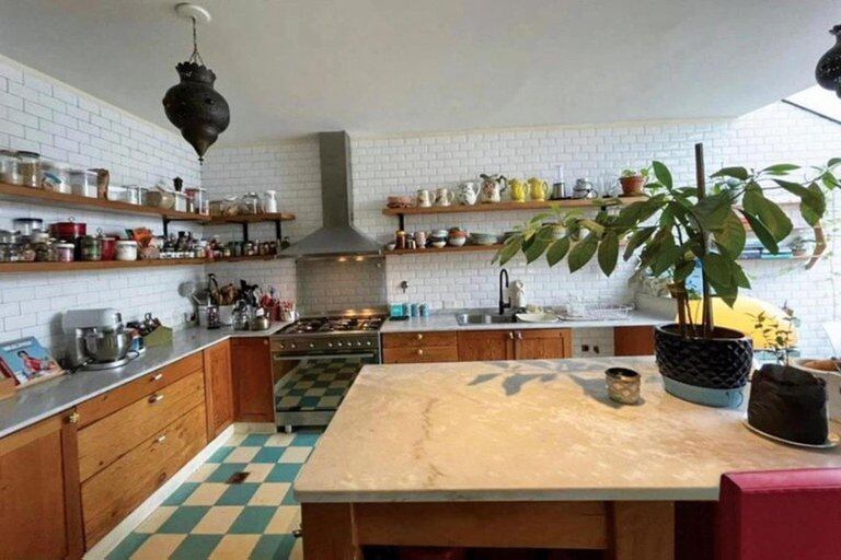 La cocina de Juana Viale.