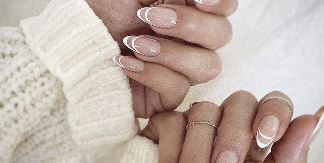 Uñas doble francesita, la nueva tendencia para este otoño 2023. 