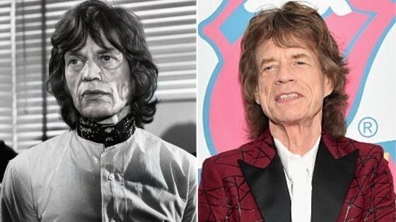 
    Mick Jagger, dos gotas de agua. Tenía 20 y hoy está cerca de los 80.
   