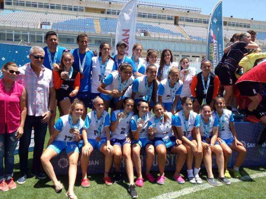 
Fútbol. Las futbolistas marcaron un precedente en estos Binacionales.  | Gentileza
   