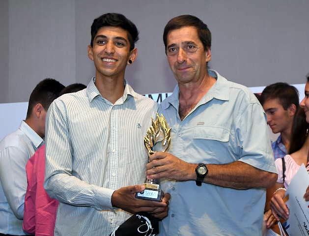 
Tomás fue medalla de bronce en los Olímpicos de la Juventud. | Marcelo Rolland / Los Andes
   