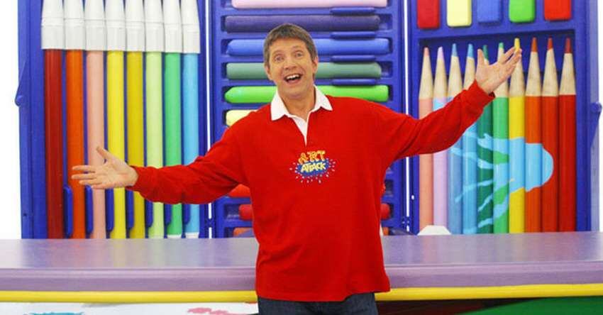 
    Neil Buchanan, el artista detrás de "Art Attack"
   