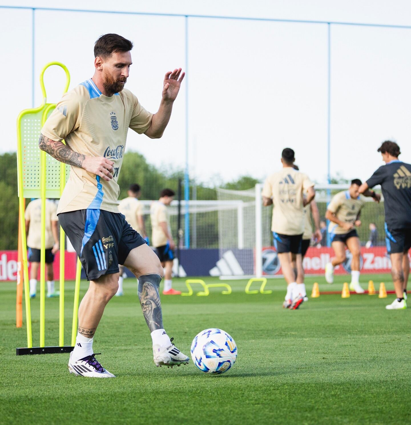 Lionel Messi despide el año con la Selección Argentina