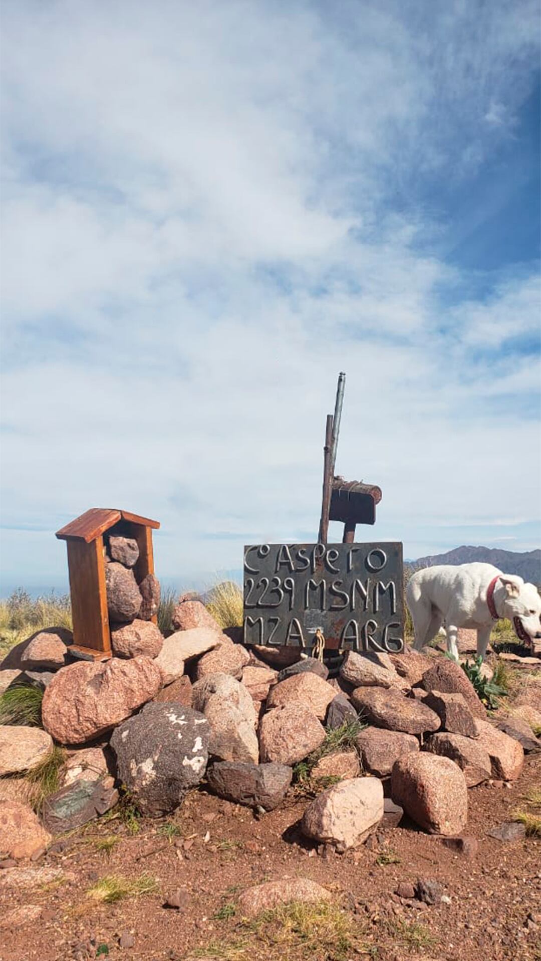 Salvataje en Las Heras: un hombre tuvo que ser rescatado del Cerro Áspero. Foto: X