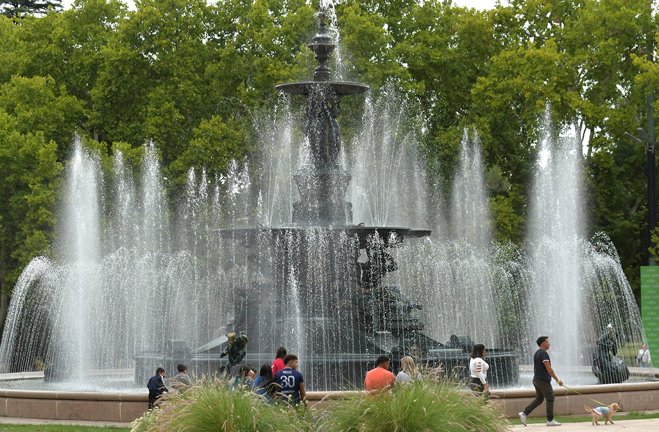 Parque General San Martín. Foto: Orlando Pelichotti / Los Andes.