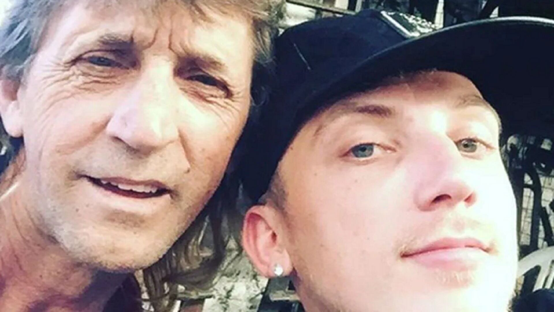 El Polaco y su padre.