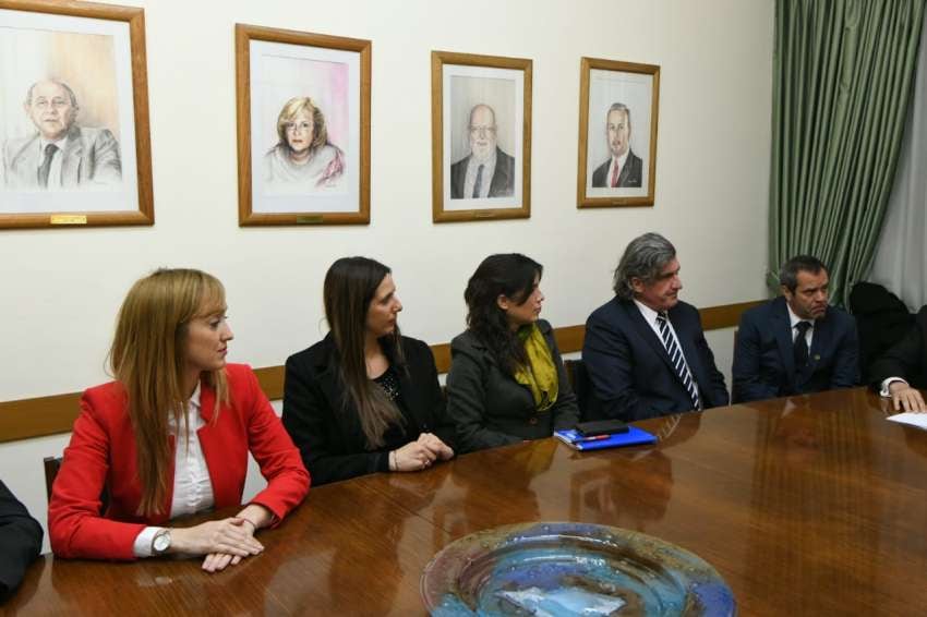 
    Anabel Fernández Sagasti, Marisa Uceda, Noelia Barbeito y José Luis Ramón. / José Gutiérrez
   