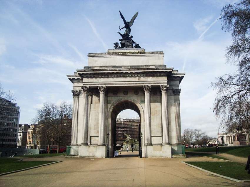 
    El arco de triunfo de Constitution Hill.
   