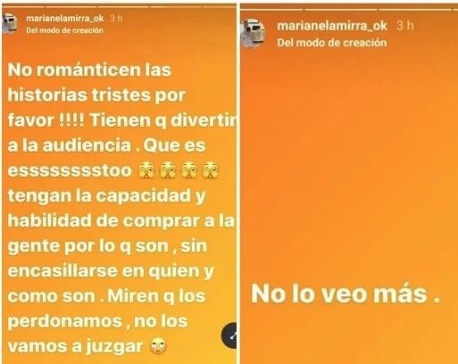 Marianela Mirra criticó a GH 2022