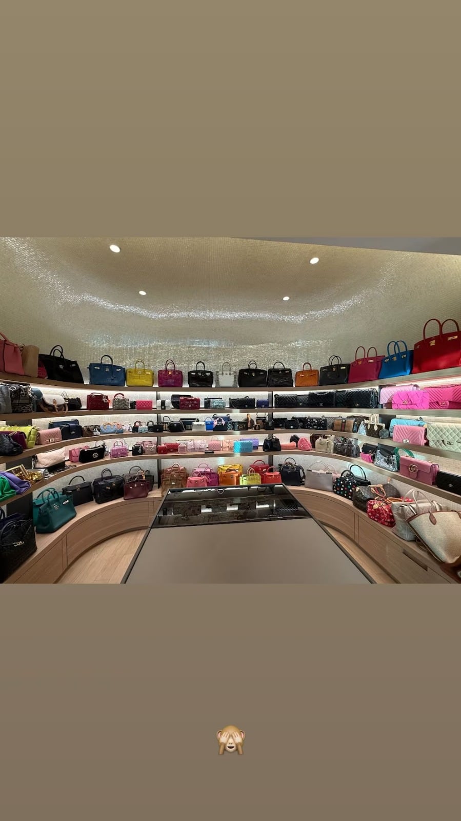 La millonaria colección de zapatos y bolsos de Wanda Nara.