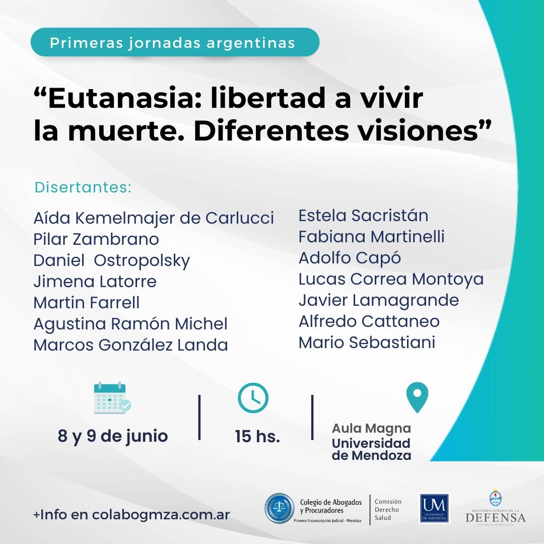 Primeras jornadas sobre Eutanasia en Argentina