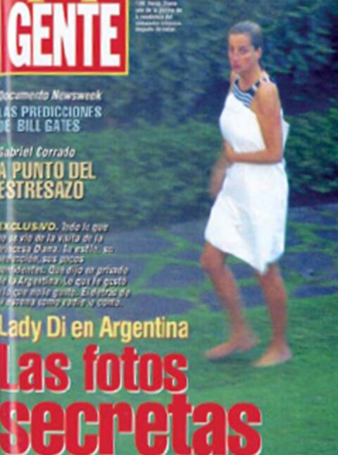 La tapa de la revista Gente con Lady Di que recorrió el mundo