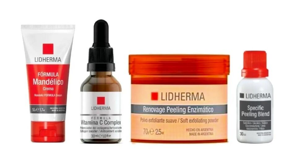 Kit de Lidherma con vitamina C y ácido kójico.