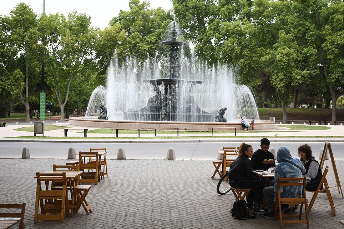 El parque General San Martín de Ciudad, se prepara para el 125° aniversario de su creación.
Fuente de los Continentes. Foto: José Gutiérrez / Los Andes