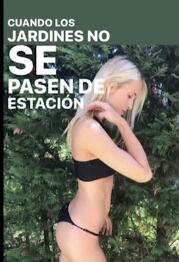 En su Instagram, la modelo posteó fotos suyas con una canción de Lisandro.