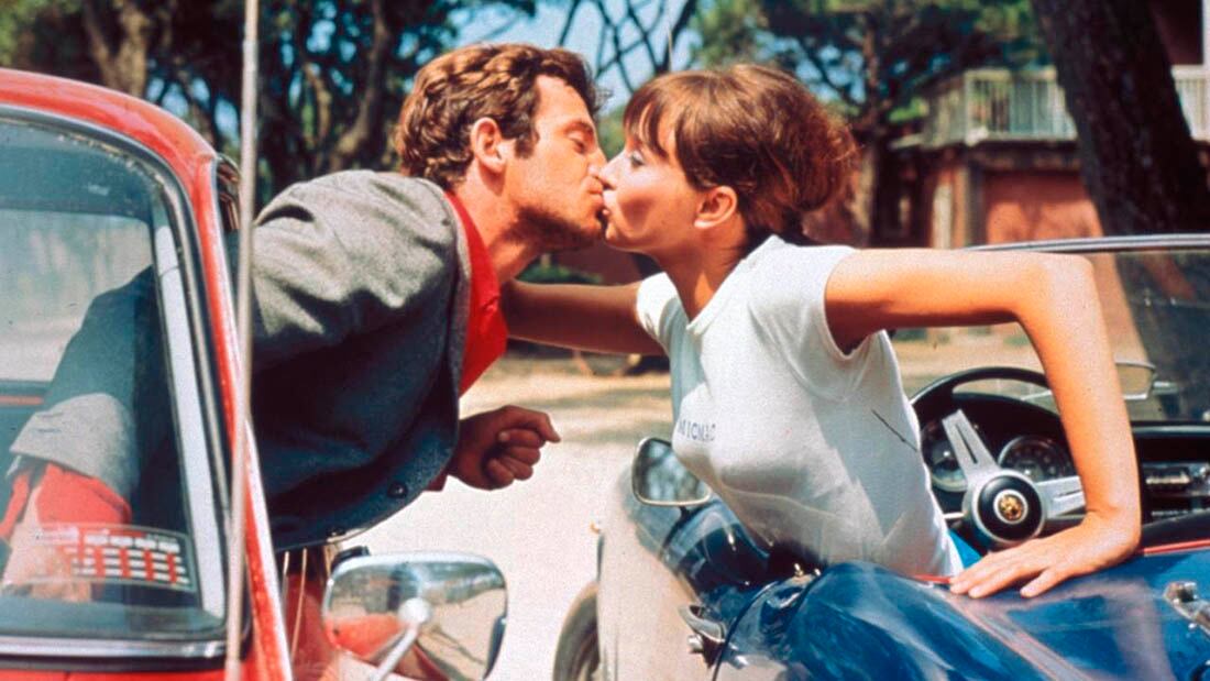 Jean-Paul Belmondo y Anna Karina en "Pierrot le fou" (1965) de Godard - 