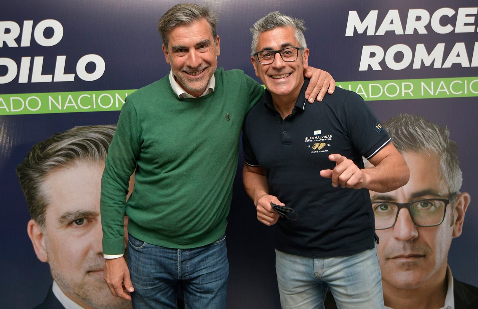 Mario Vadillo y Marcelo Romano, los cabezas de lista del Partido Verde. ¿Ganaron o perdieron?

Foto: Orlando Pelichotti