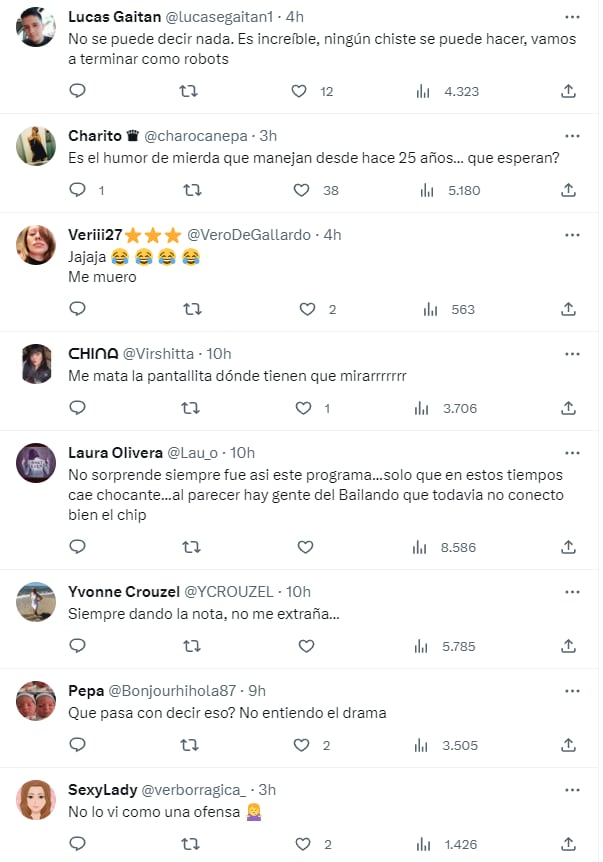 Las reacciones al comentario de Chino Dangelo