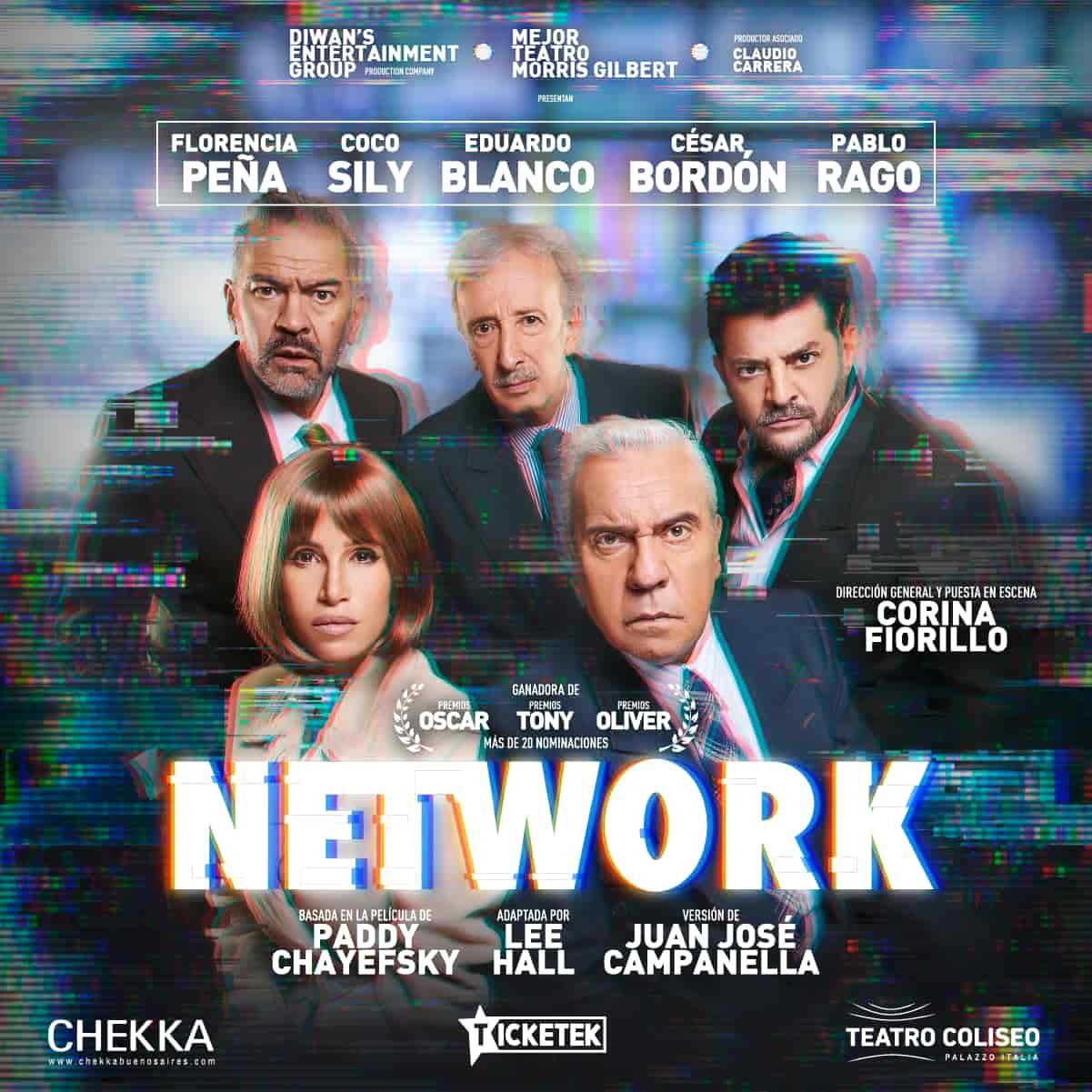 "Network", la obra que protagonizaba Florencia Peña