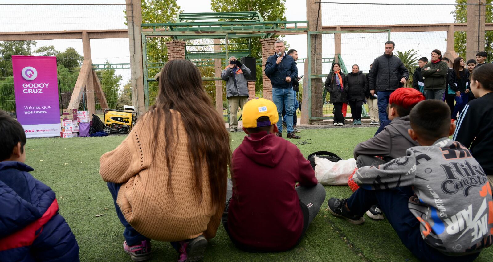 Comenzaron los encuentros deportivos interescolares en Godoy Cruz. Foto: Prensa Godoy Cruz.