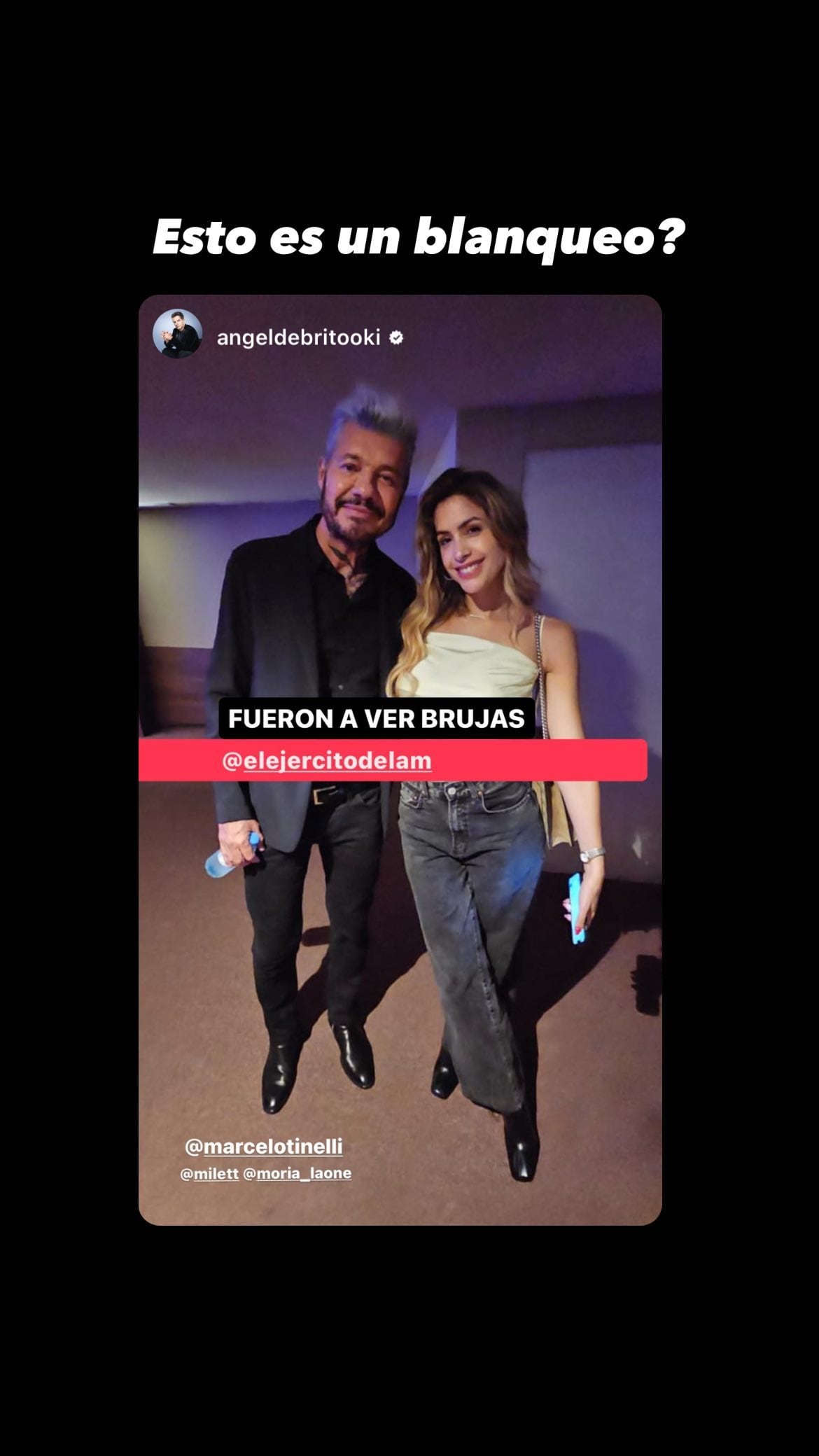 Marcelo Tinelli salió con Milett Figueroa