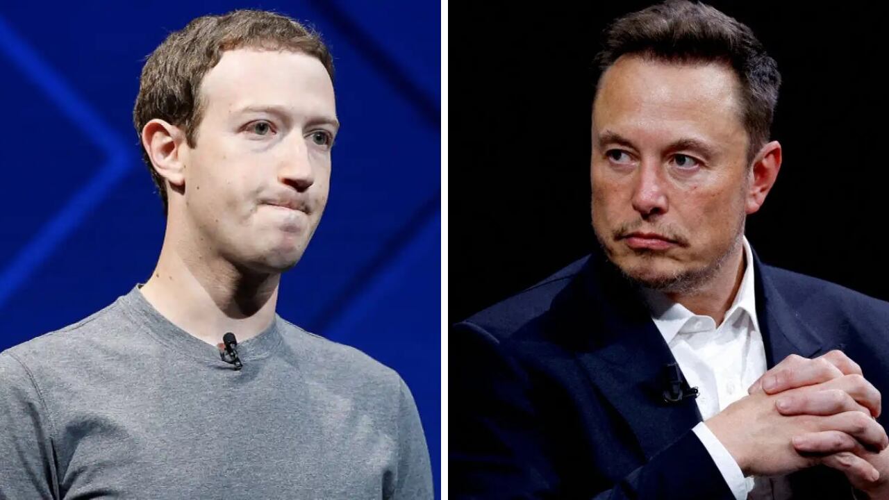 Mark Zuckerberg y Elon Musk.