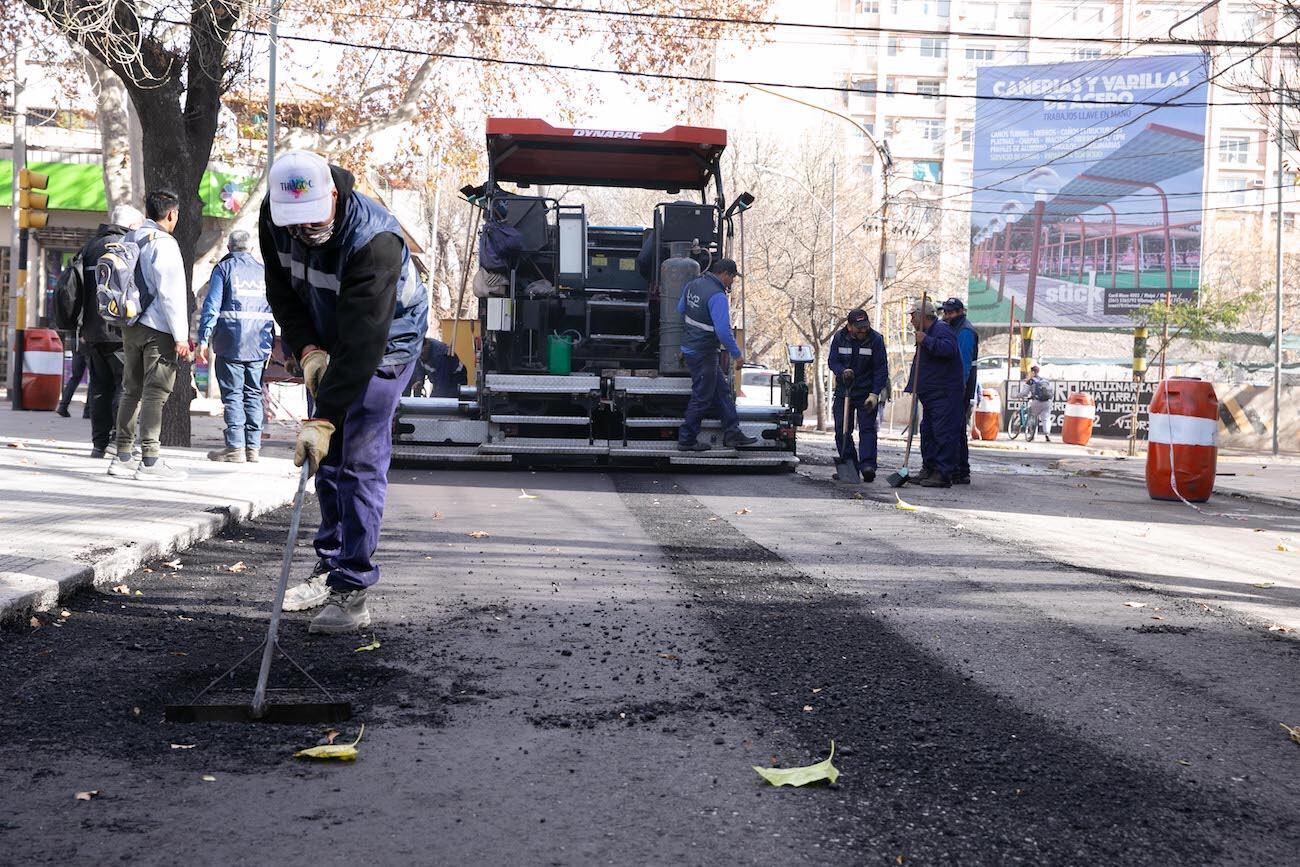 La Ciudad comienza una nueva obra vial en calle Montevideo