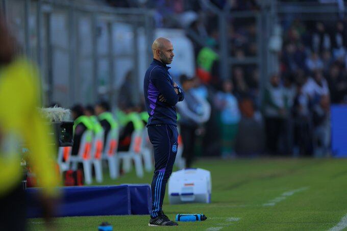 Javier Mascherano, entrenador de la selección argentina Sub 20. (Prensa AFA).