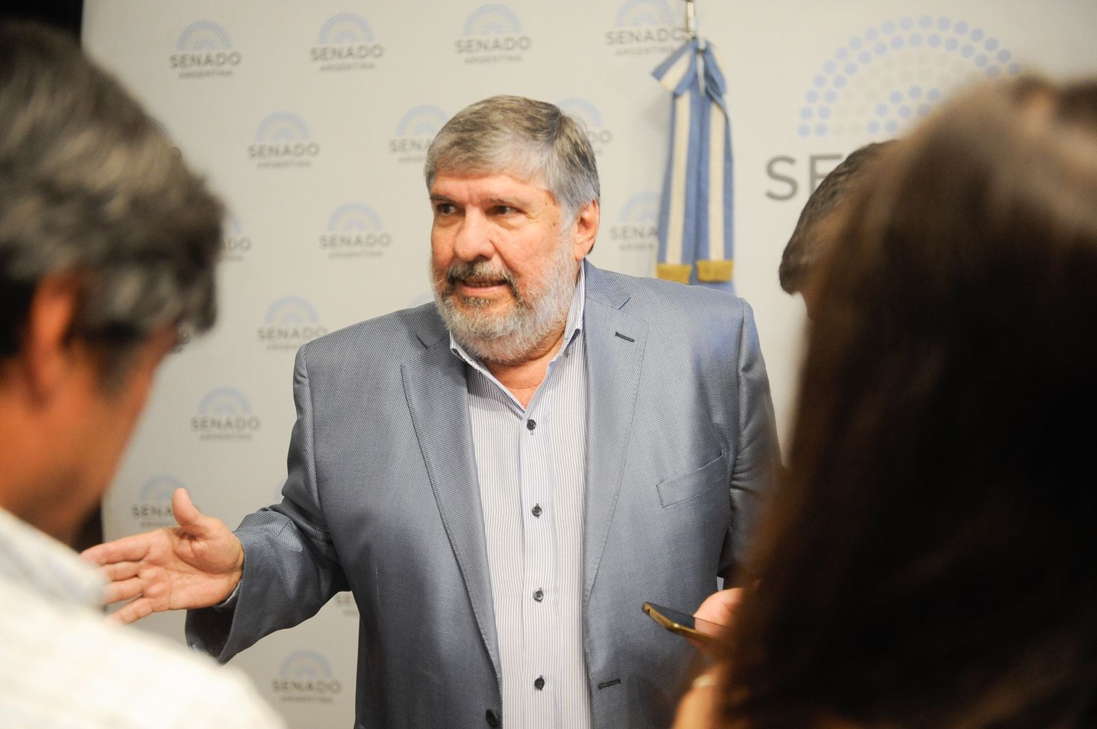 José Mayans, jefe del bloque del kirchnerismo en el Senado. Foto: Federico Lopez Claro