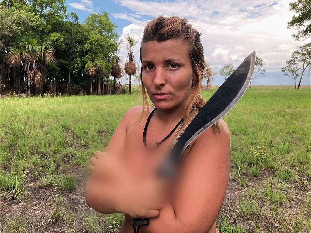 Isabela, uno de los argentinos en el reality de Discovery Channel.