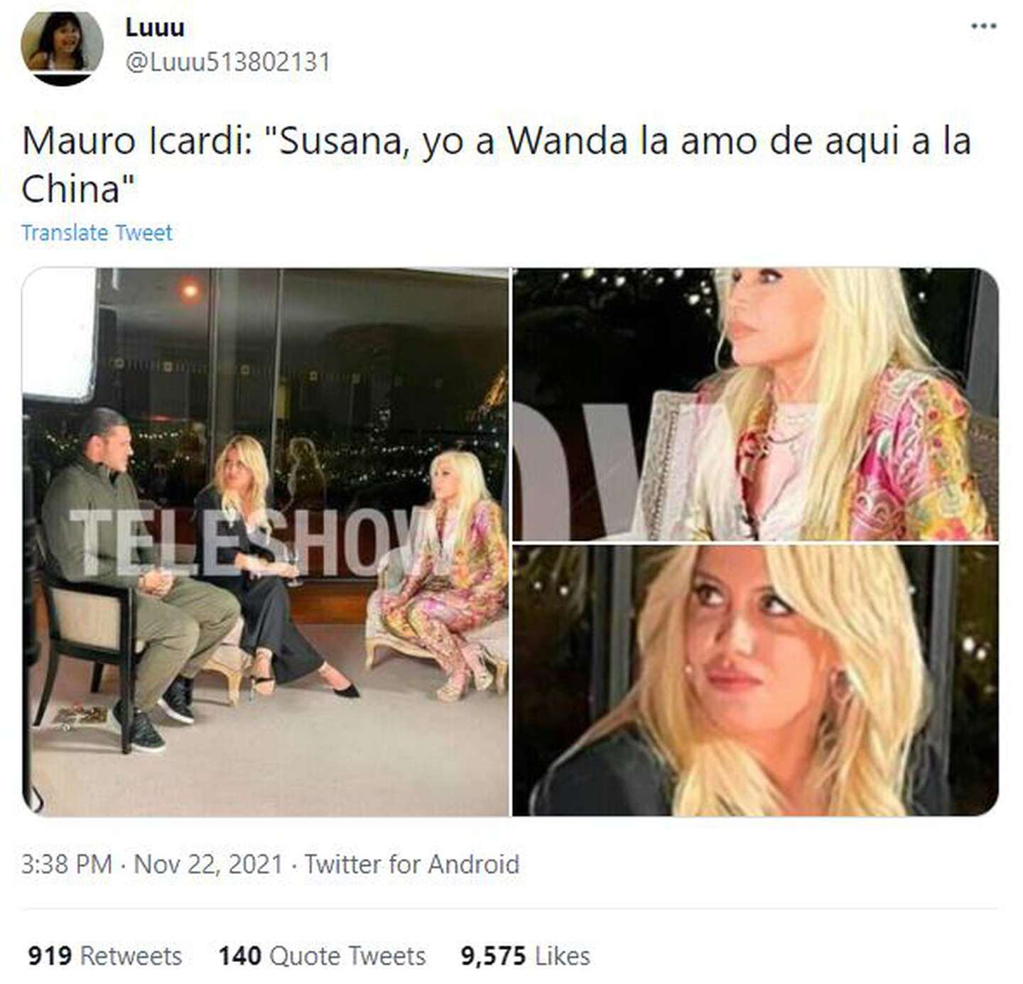 Los mejores memes tras la entrevista de Susana Giménez a Wanda Nara