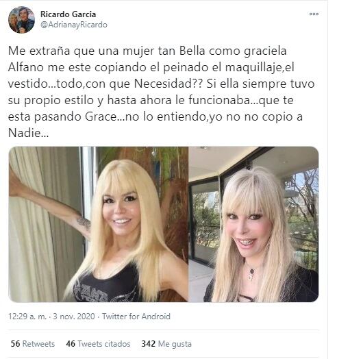 Adriana Aguirre en Twitter