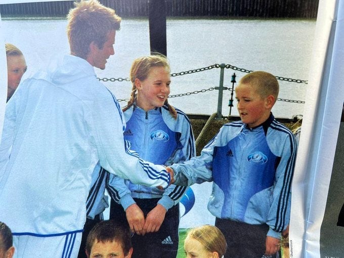 Harry Kane y Katie Goodland