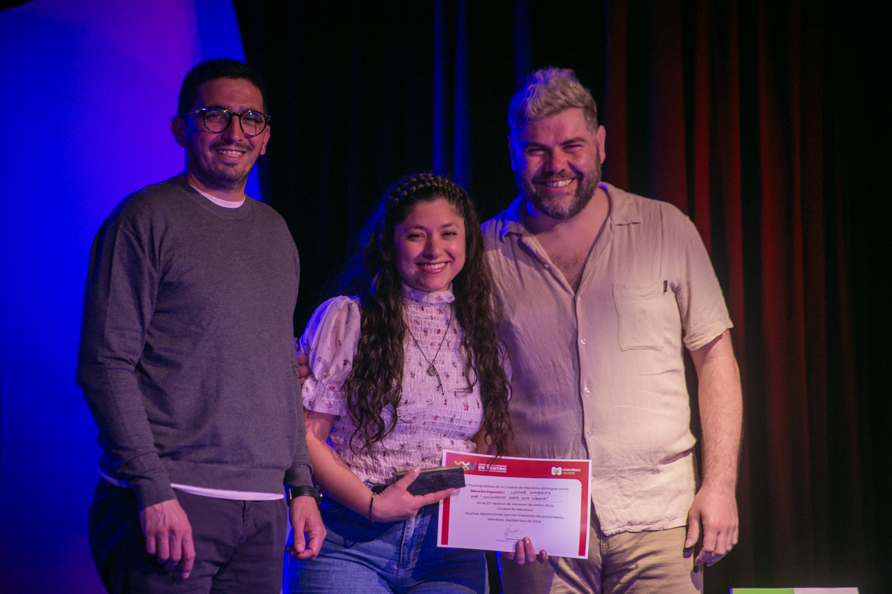 Lo mejor del teatro mendocino fue premiado en el teatro Quintanilla