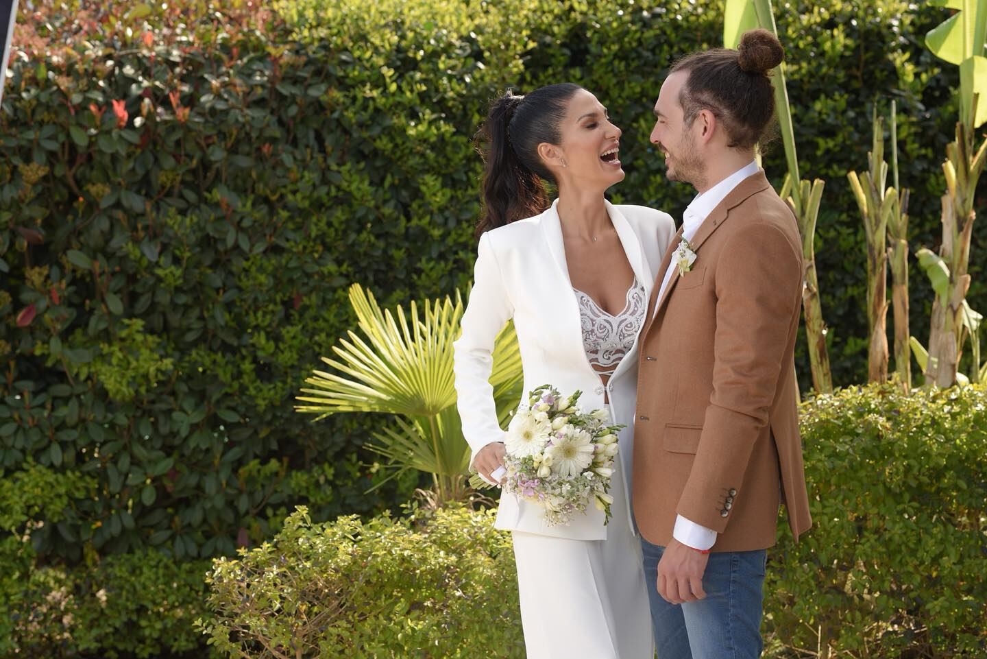 Silvina Escudero mostró el momento especial de su casamiento en el que participaron sus perros.