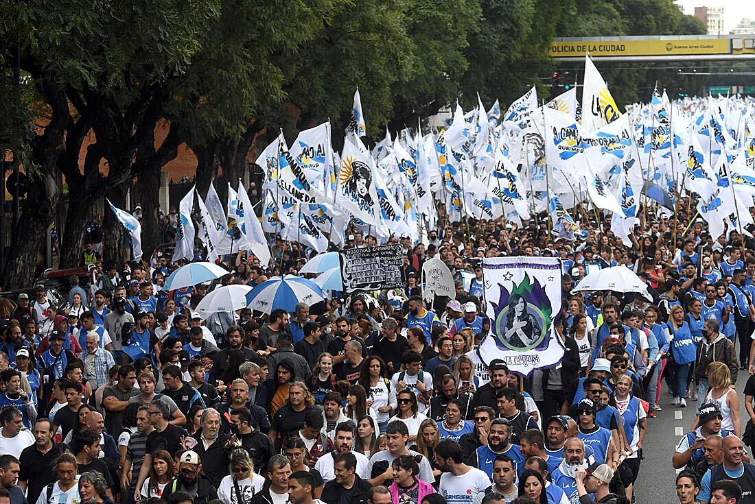 Marcha del Día Nacional por la Memoria, la Verdad y la Justicia (Foto: Télam)