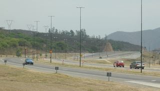 La zona de los moteles en la autopista de acceso este en Salta. Foto: Gentileza / El Tribuno