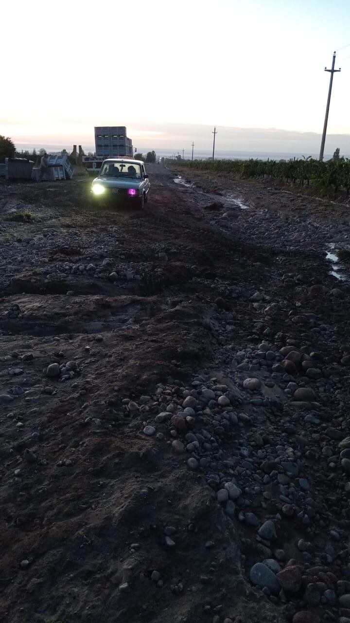 Tormentas en el Valle de Uco: derrumbes en dos casas, inundaciones y una calle que está intransitable. Foto: Gendarmería Nacional