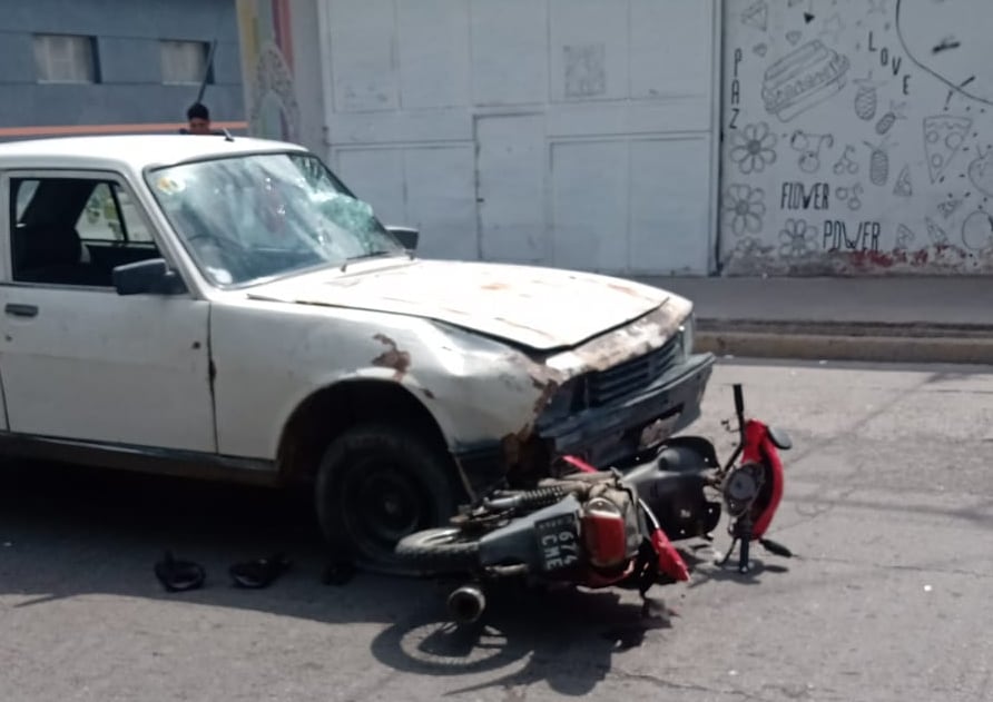 Accidente en San Martín - Foto Fuentes Policiales