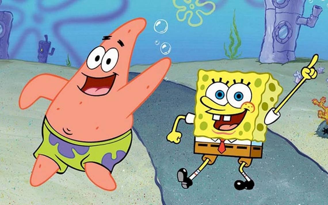 Con Inteligencia artificial recrearon las versiones humanas de Bob Esponja y Patricio Estrella.