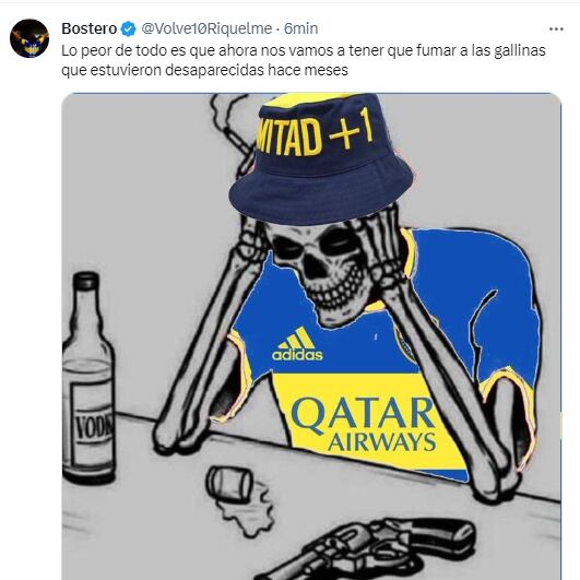 Memes de Boca tras la final con Fluminense