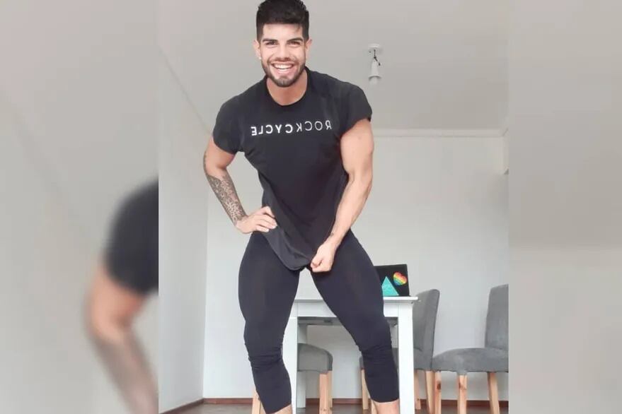 Alejando Gerez, el ex Cuestión de Peso que es personal trainer.