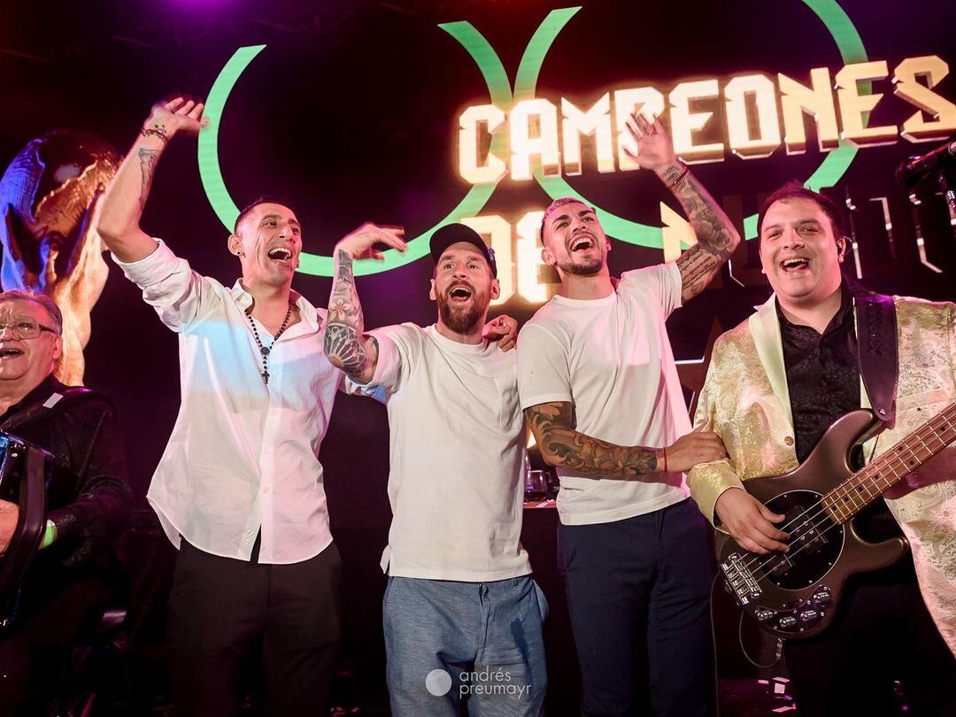 La fiesta de Lionel Messi en Rosario para festejar la tercera copa de Argentina.