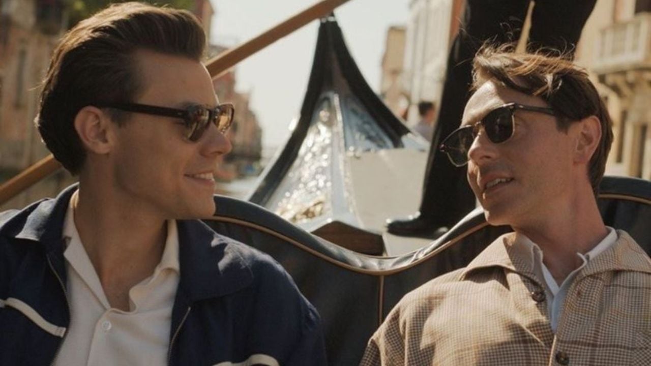 Harry Styles y David Dawson en "My policeman".